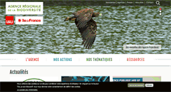 Desktop Screenshot of natureparif.fr